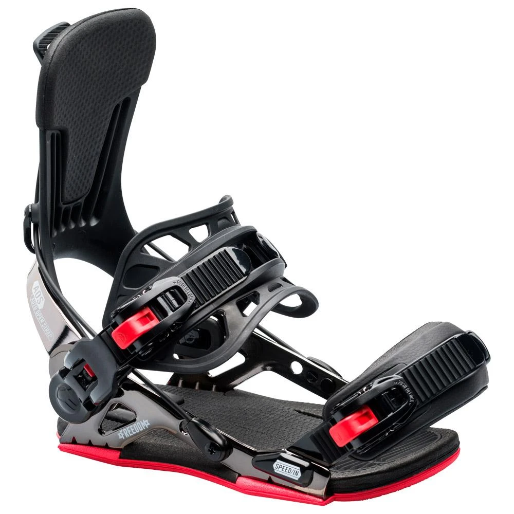 Fijaciones Snowboard Gnu Freedom Black 4 Fijaciones Snowboard Gnu Freedom Black - Imagen 2