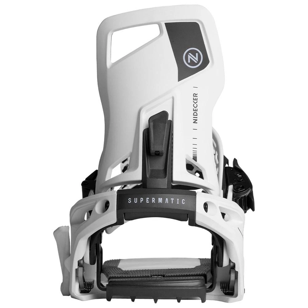 Fijaciones Snowboard Nidecker Supermatic White 5 Fijaciones Snowboard Nidecker Supermatic White - Imagen 3