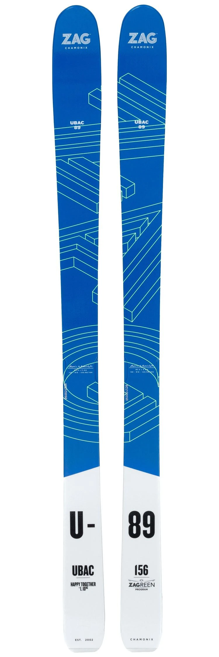 Esquís De Travesía Zag Ubac 89 Lady 3 Esquís De Travesía Zag Ubac 89 Lady