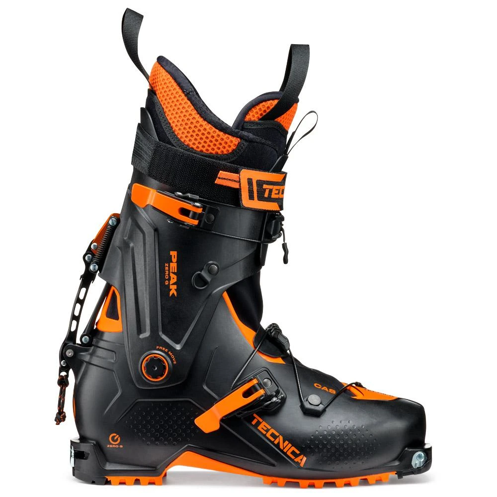 Botas De Esquí De Travesía Tecnica Zero G Peak Black Orange 3 Botas De Esquí De Travesía Tecnica Zero G Peak Black Orange