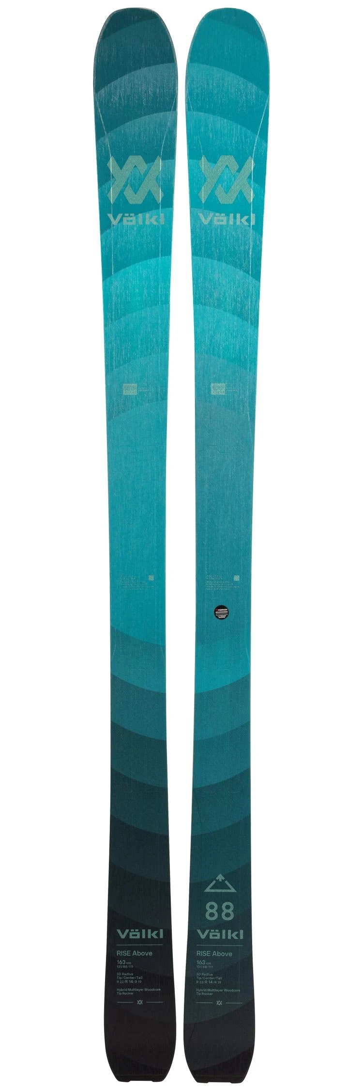 Esquís De Travesía Volkl Rise Above 88 W 3 Esquís De Travesía Volkl Rise Above 88 W