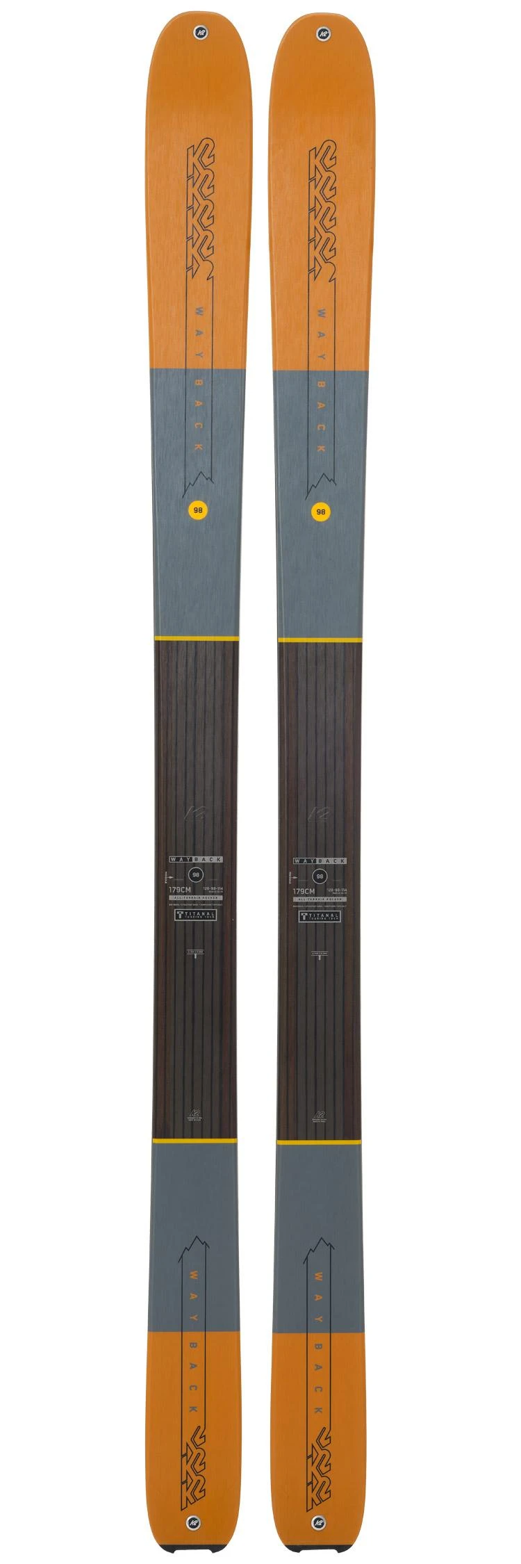 K2 Pack Esquí Travesía Wayback 98 + Fij 3 K2 Pack Esquí Travesía Wayback 98 + Fij