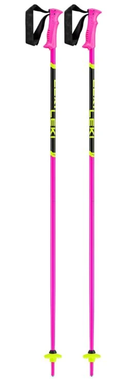 Bastones Leki Racing Kids Neonpink Black Neonyellow