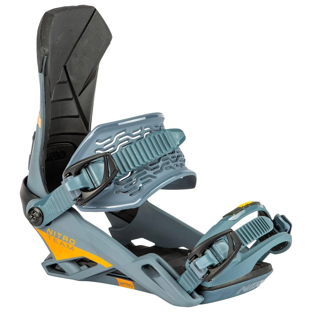 Fijaciones Snowboard Nitro Team Gunmetal 4 Fijaciones Snowboard Nitro Team Gunmetal - Imagen 2