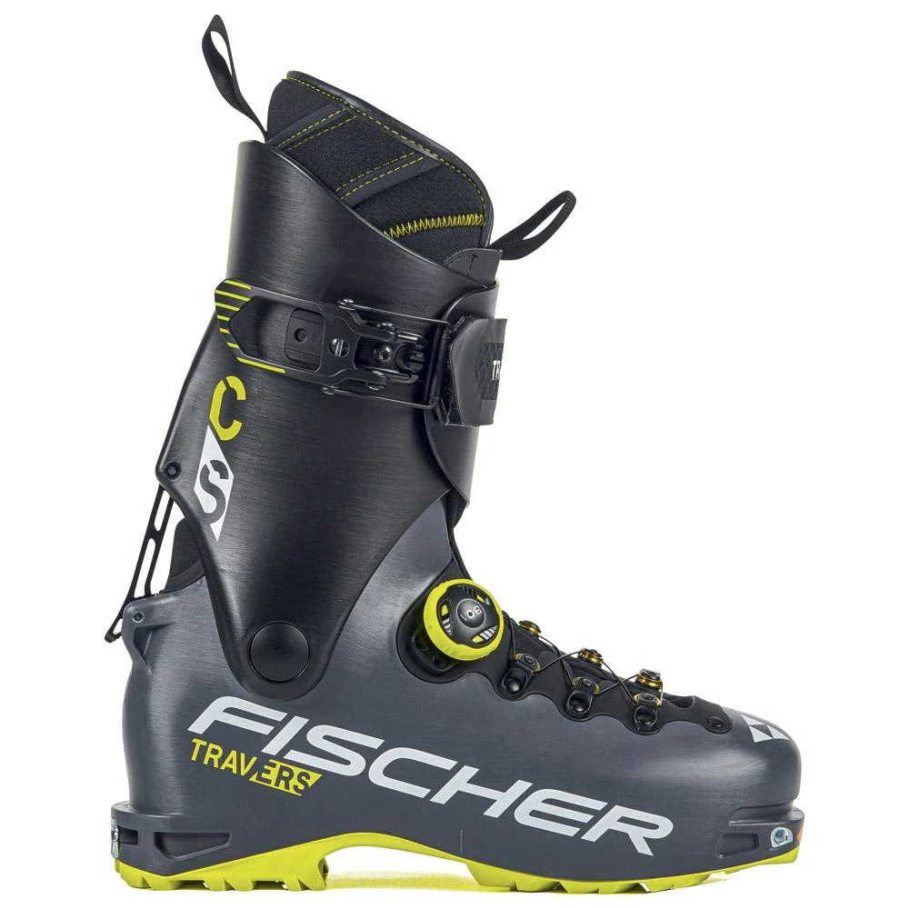 Botas De Esquí De Travesía Fischer Travers Cs Yellow Grey Black 3 Botas De Esquí De Travesía Fischer Travers Cs Yellow Grey Black