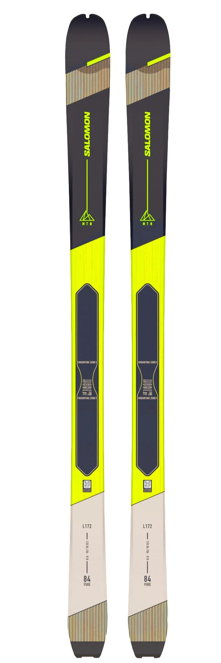 Salomon Pack Esquí Travesía Mtn 84 + Fij 3 Salomon Pack Esquí Travesía Mtn 84 + Fij