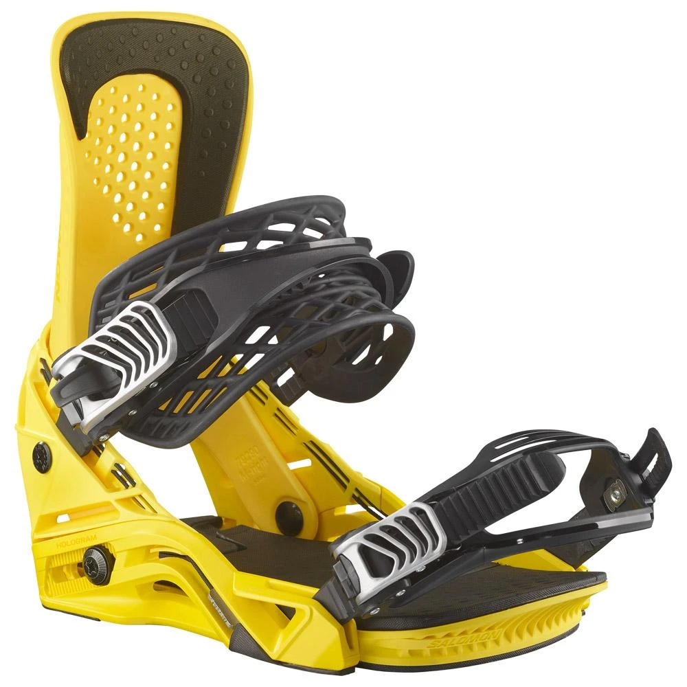 Fijaciones Snowboard Salomon Hologram Vibrant Yellow 4 Fijaciones Snowboard Salomon Hologram Vibrant Yellow - Imagen 2
