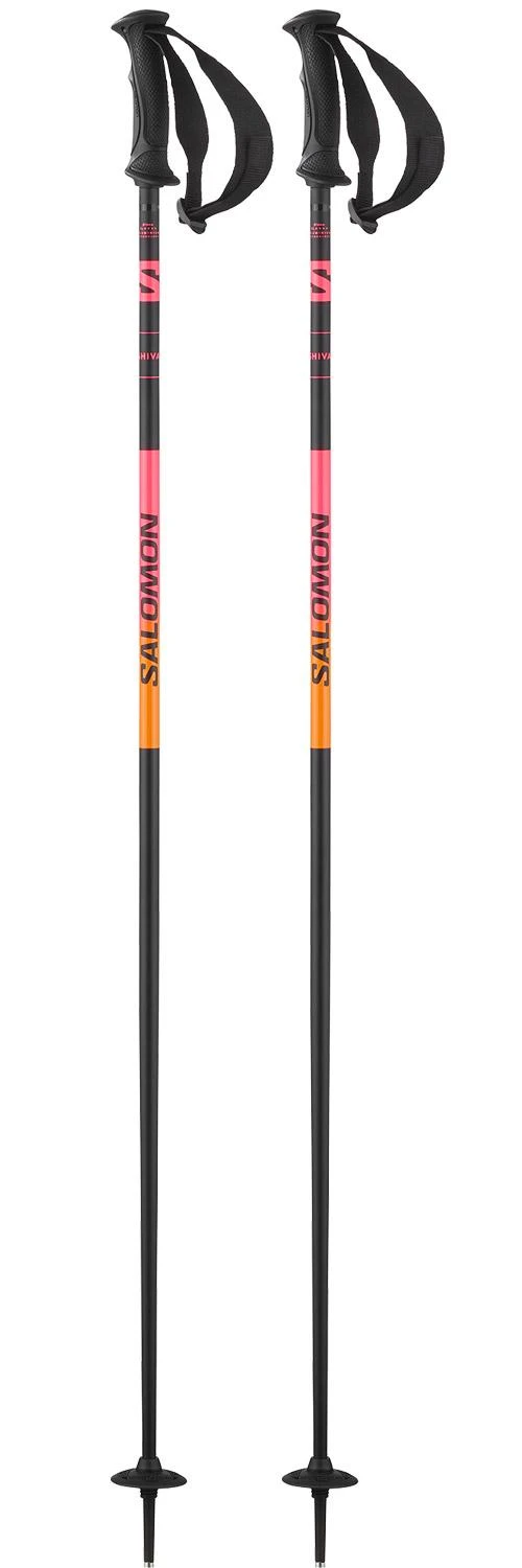 Bastones Salomon Shiva Black Shocking Pink 3 Bastones Salomon Shiva Black Shocking Pink