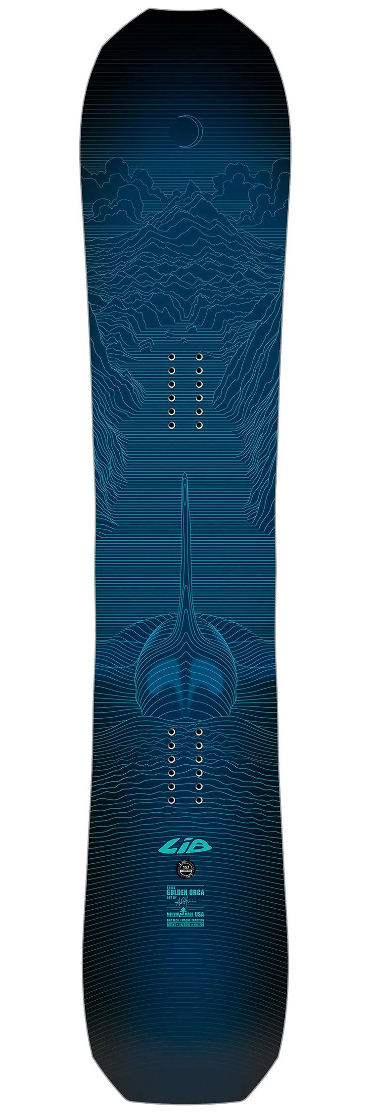 Tabla De Snowboard Lib Tech T.Rice Golden Orca 3 Tabla De Snowboard Lib Tech T.Rice Golden Orca