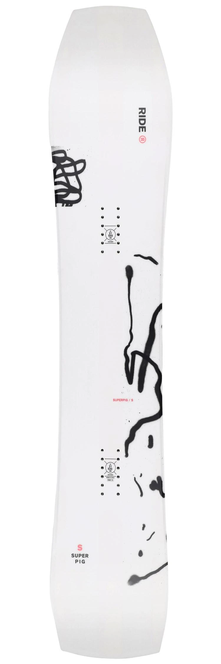 Tabla De Snowboard Ride Superpig 3 Tabla De Snowboard Ride Superpig