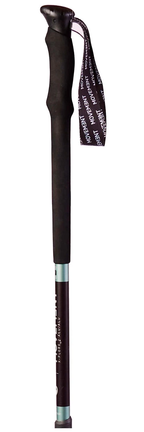 Bastones Movement X-Plore 2 Alu W Black Water Green 4 Bastones Movement X-Plore 2 Alu W Black Water Green - Imagen 2