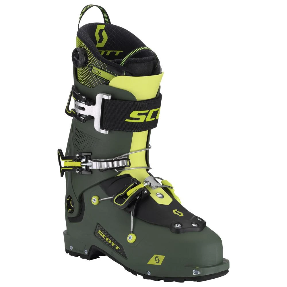 Botas De Esquí De Travesía Scott Freeguide Carbon Military Green Yellow 4 Botas De Esquí De Travesía Scott Freeguide Carbon Military Green Yellow - Imagen 2