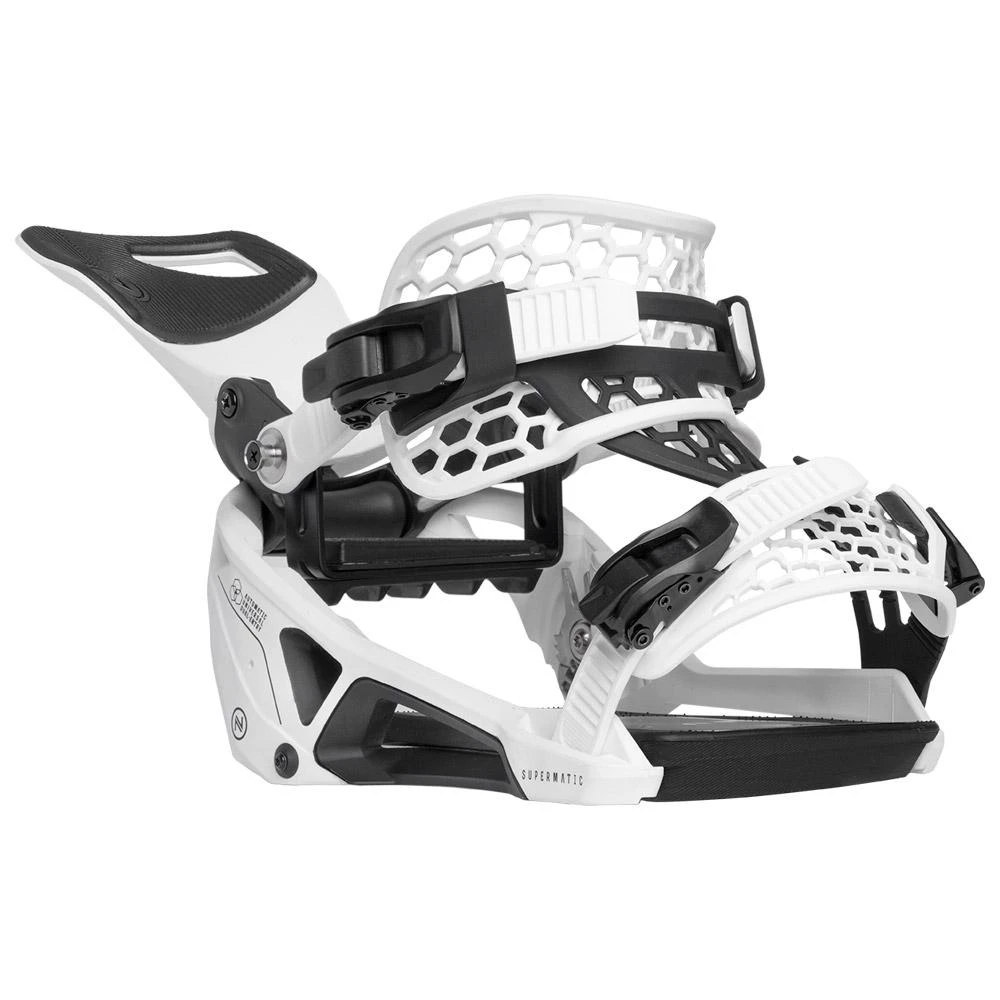 Fijaciones Snowboard Nidecker Supermatic White 9 Fijaciones Snowboard Nidecker Supermatic White - Imagen 7