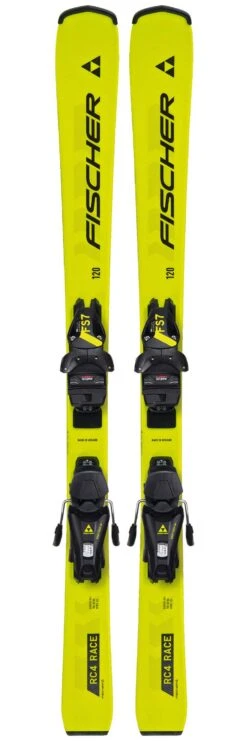 Fischer Pack Esquí Alpino Rc4 Race Jr Jrs (130-150) + Fij
