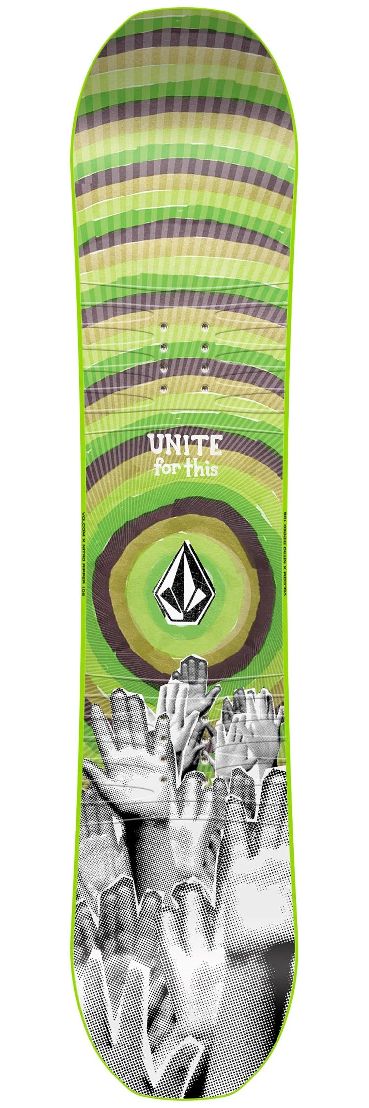 Tabla De Snowboard Nitro Ripper Kids X Volcom 3 Tabla De Snowboard Nitro Ripper Kids X Volcom