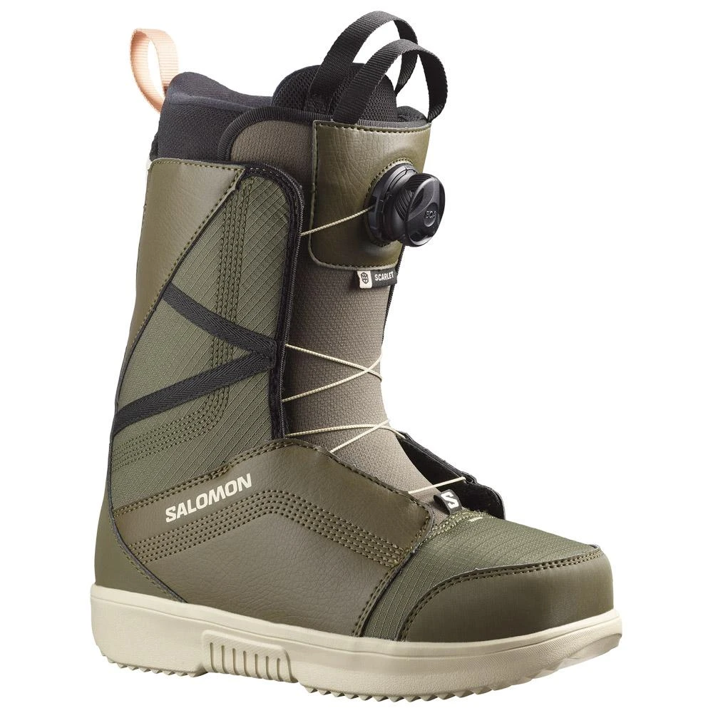 Botas Salomon Scarlet Boa Army Green 3 Botas Salomon Scarlet Boa Army Green