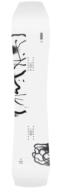Tabla De Snowboard Ride Warpig