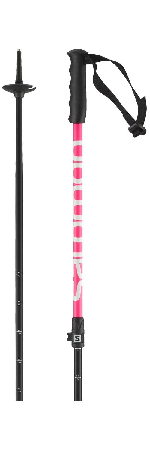 Bastones Salomon Mtn Jr Pink White 4 Bastones Salomon Mtn Jr Pink White - Imagen 2