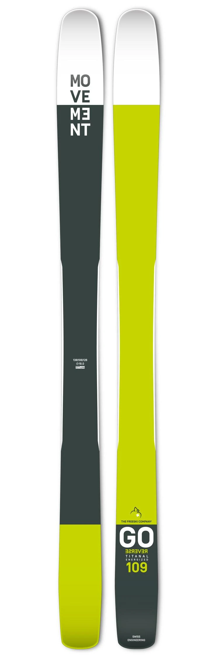 Esquís Movement Go 109 Reverse Ti 3 Esquís Movement Go 109 Reverse Ti