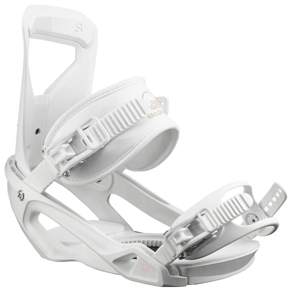 Fijaciones Snowboard Salomon Spell White 4 Fijaciones Snowboard Salomon Spell White - Imagen 2