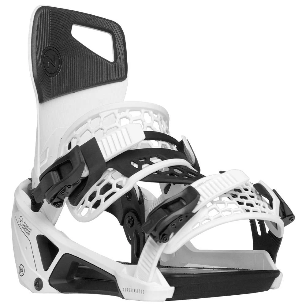 Fijaciones Snowboard Nidecker Supermatic White 4 Fijaciones Snowboard Nidecker Supermatic White - Imagen 2