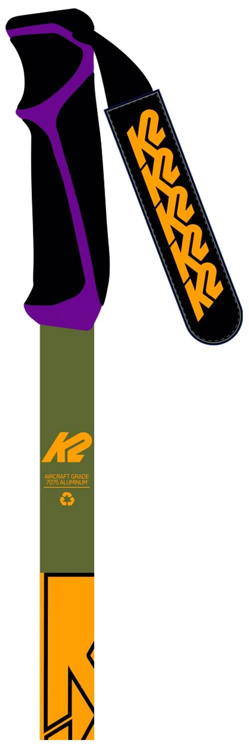 Bastones K2 Freeride 18 Green 4 Bastones K2 Freeride 18 Green - Imagen 2