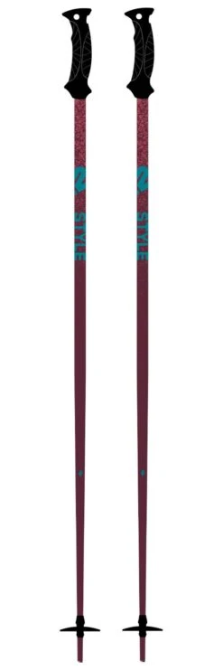 Bastones K2 Style Composite Burgundy