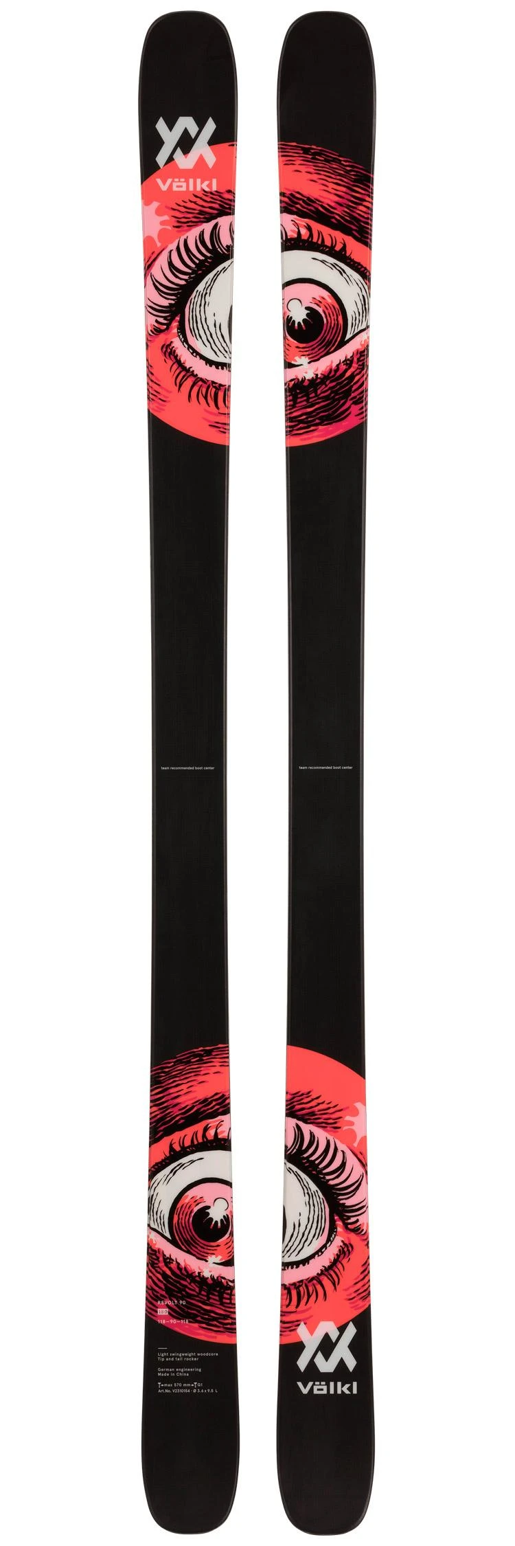 Esquís Volkl Revolt 90 3 Esquís Volkl Revolt 90