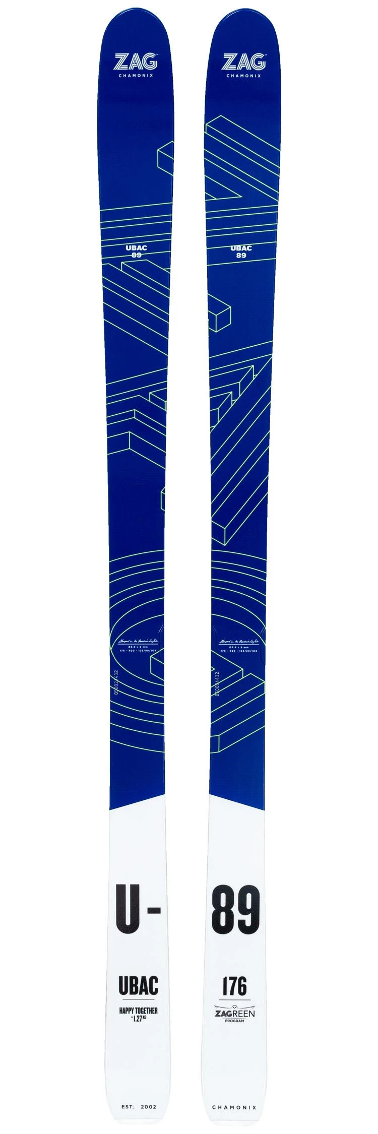 ZAG Pack Esquí Travesía Ubac 89 + Fij 5 ZAG Pack Esquí Travesía Ubac 89 + Fij - Imagen 3